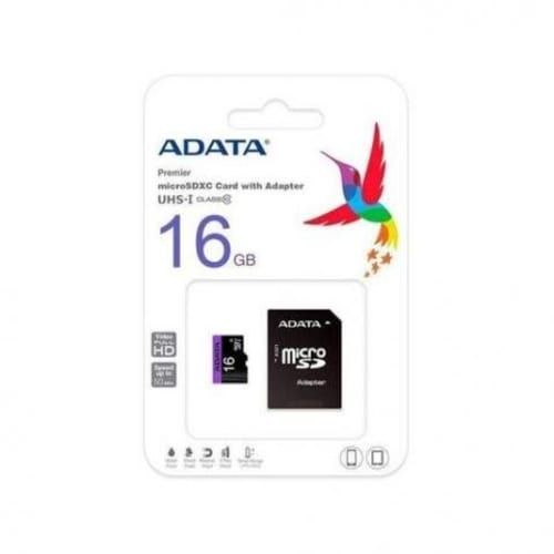 Memoria micro sd hc adata ush-i 16 gb class 10