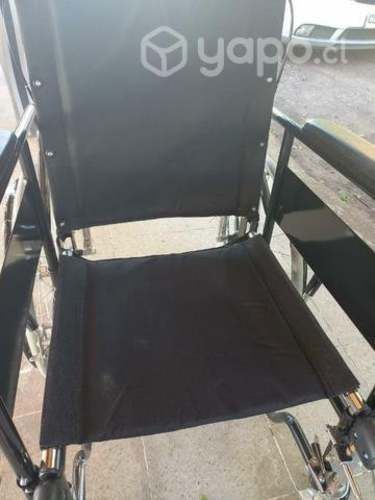silla de ruedas con respaldo reclinable