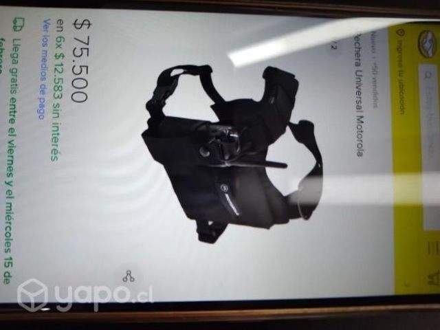 Pecheras para equipos Motorola