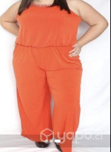Enterito naranjo tallas 50 y 58 plus size nuevo