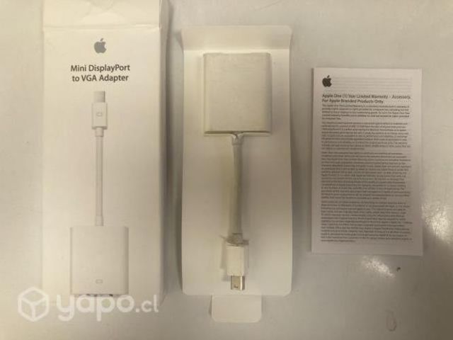Adaptador Mini Display Port a VGA Apple Original
