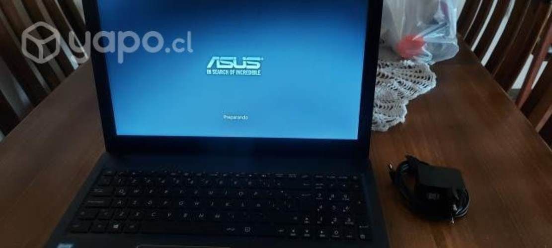 Notebook asus con mochila hp