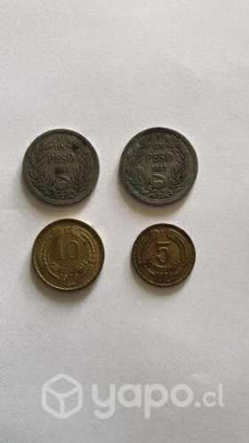 Monedas chilenas antiguas