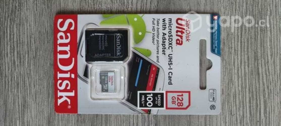 Memoria SD sandisk 128 gb