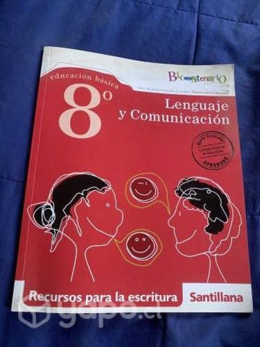 Libro lenguaje y comunicación 8° básico Santillana