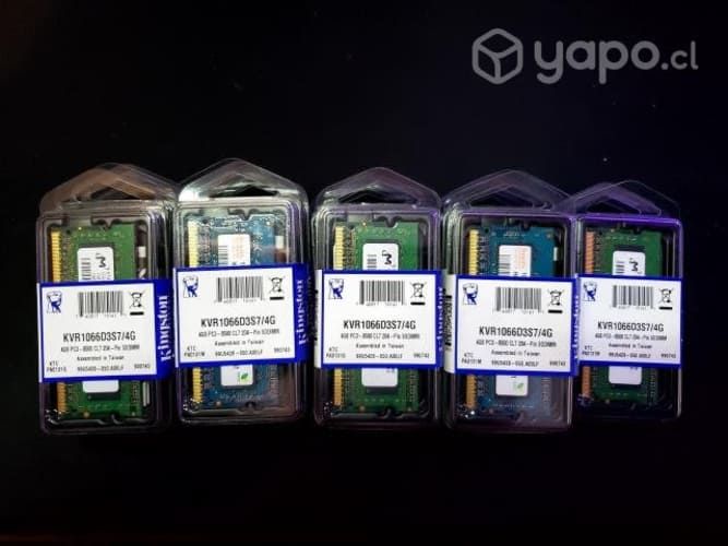Memorias DDR3 SO-DIMM 1gb