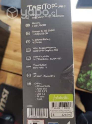 NoteBook Celeron QuadCore 2.6Ghz 4gb 256gb SSD