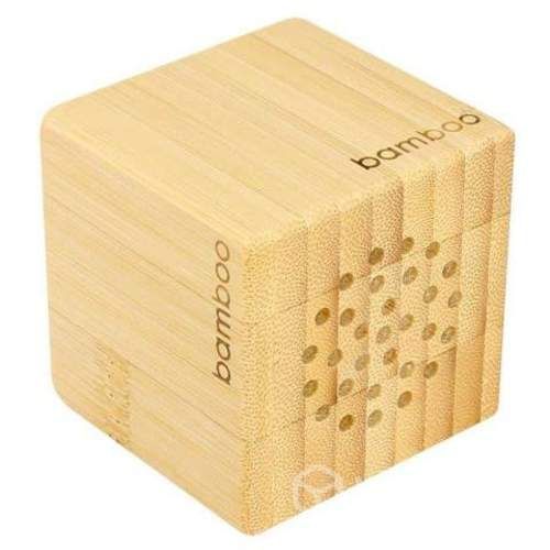 Parlante Bambú Con USB y Jack 3.5 MM Ecológico