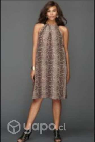 Vestido animal print talla 54 plus size nuevo