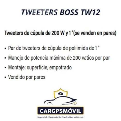 Tweeters boss tw12