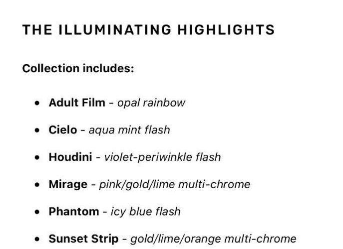 Glitter individuales lemon head originales