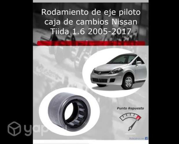 Rodamiento eje piloto Nissan Tiida 2005-2017