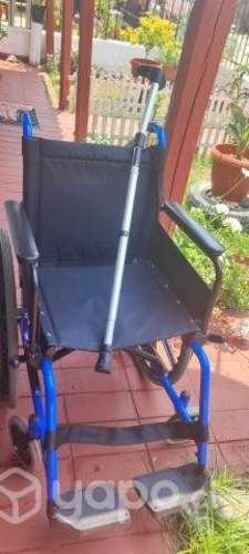 Silla de Ruedas Nueva + Bastón de Aluminio