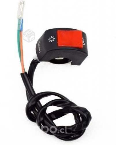 Interruptor de Encendido On/Off Para Luces de Moto