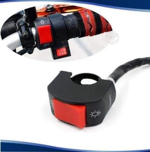 Interruptor de Encendido On/Off Para Luces de Moto