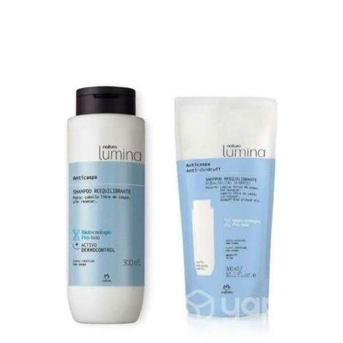 Kit Shampoo +Repuesto Anticaspa Lumina Natura