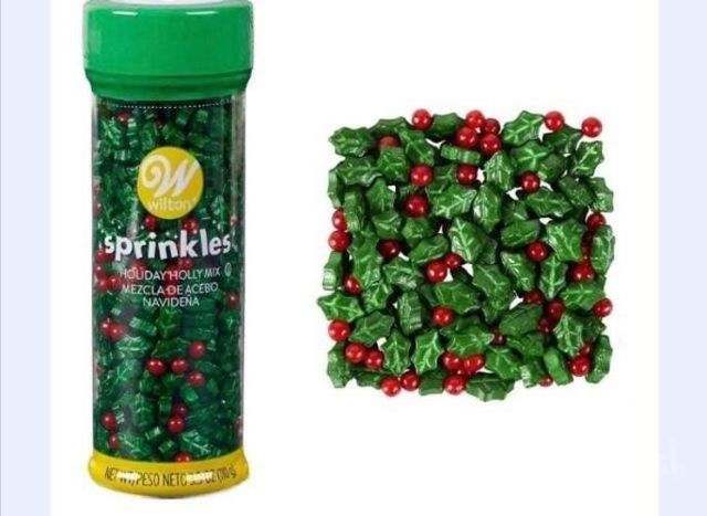 Sprinkles Navidad Muérdago Wilton