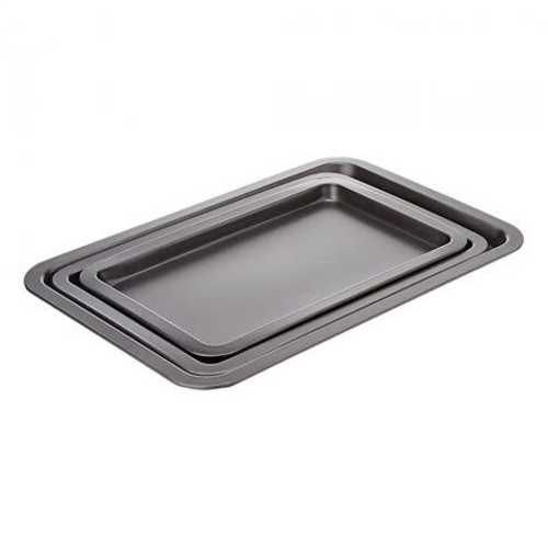Bandeja Rectangular Antiadherente para Hornear 3 p