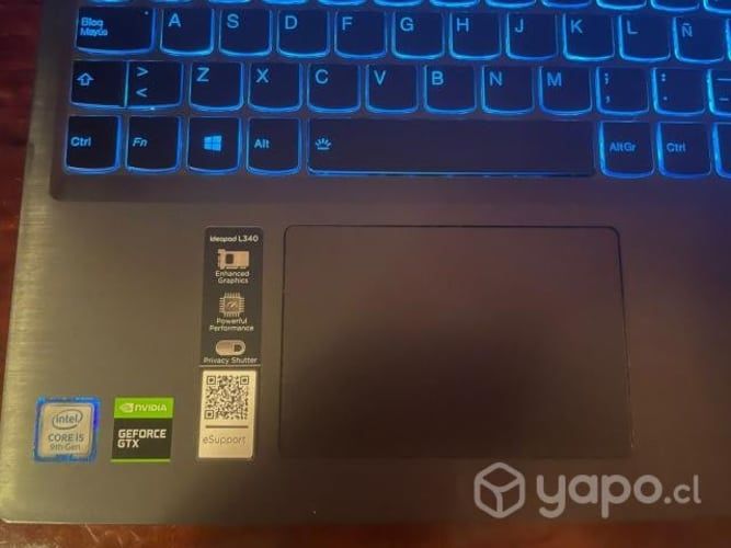 Notebook lenovo ideapad gaming i5 / 8gb 256gb 15.6