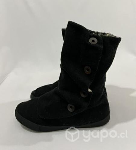 Botín Plano 100% Tela Marca Opposite N*35 Negro