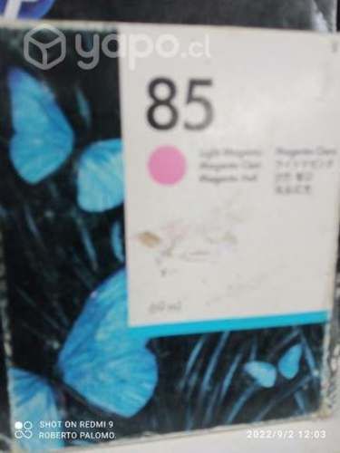 Tintas HP 85 colores originales de 69ml