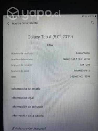 Galaxy Tab A (8.0 2019