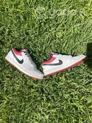 Jordan 1 low white red