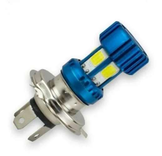 Ampolletas LED H4 360 para moto! 1200LM brillante!