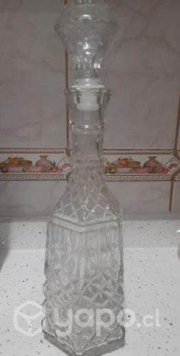 Botella Licorera vidrio