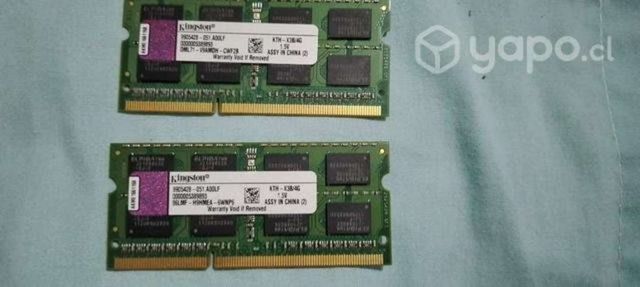 Memoria Ram Notebook Ddr3 4gb