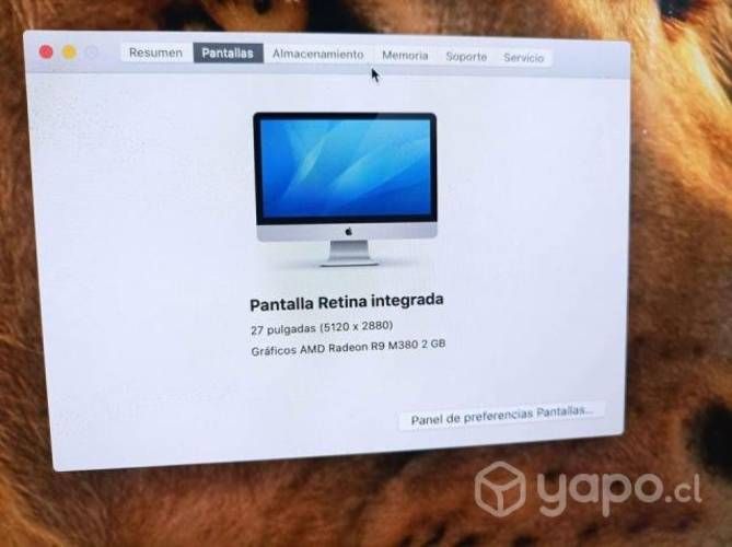 Imac 27" 2015 Intel I5 | 16gb | 1T Almacenamiento