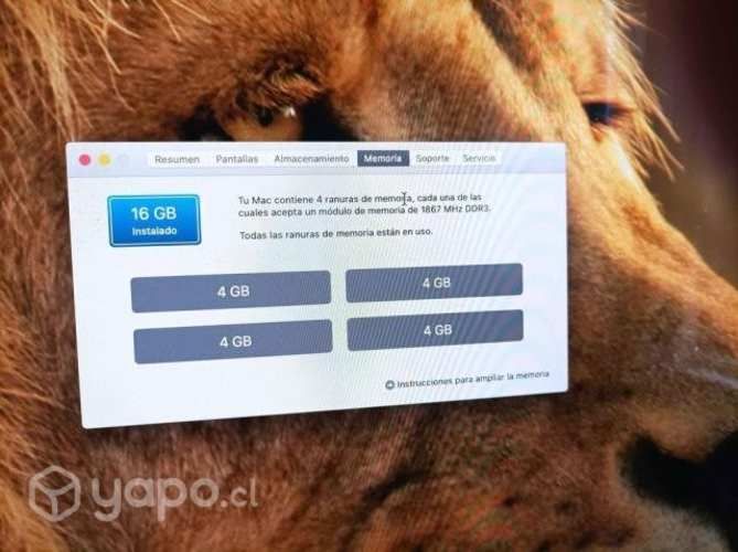 Imac 27" 2015 Intel I5 | 16gb | 1T Almacenamiento