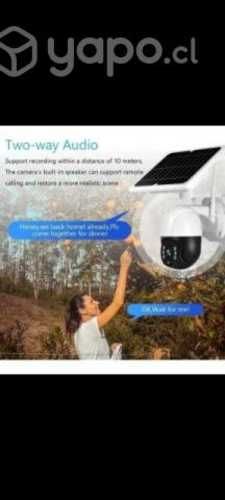 Camara Ip Solar Seguridad Wifi Exterior Hd 1080p I