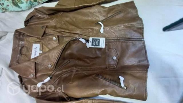 Chaqueta eco cuero nico poli tipo biker