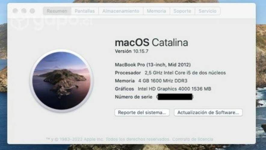 MacBook Pro 2012