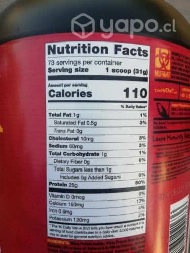 Mutant Iso Surge 5 Libras Proteína