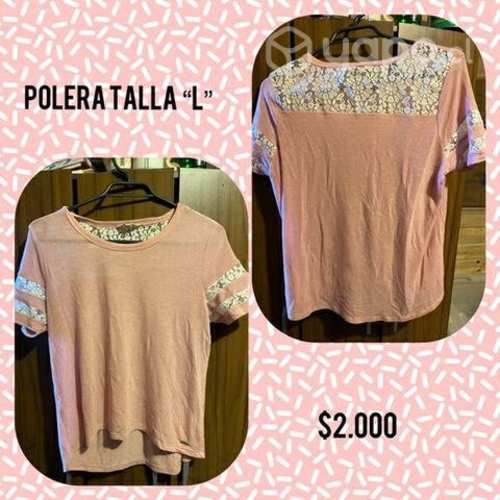 Poleras y chaqueta talla L