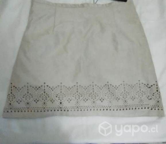Mini faldas Tipo Gamuza Suave Talla S