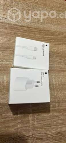 Cargador iPhone carga rápida mas cable