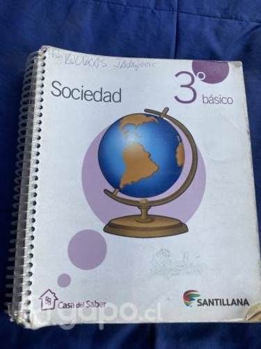 Libro de sociedad 3° básico Santillana