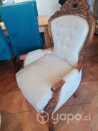 Sitiales remodelados pintura y telas