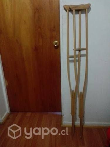 Muletas de madera