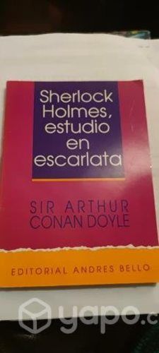 Libro Sherlock Holmes, estudio en escarlata