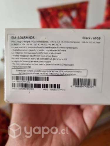 Celular Samsung galaxy A04