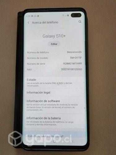 Celular Samsung S10 plus 1 Tera de almacenamiento