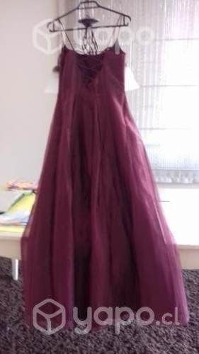 Vestido de Fiesta Irol color Burdeo talla 38