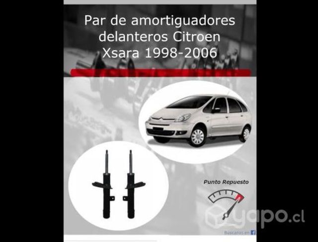 Par de amortiguadores Citroen Xsara