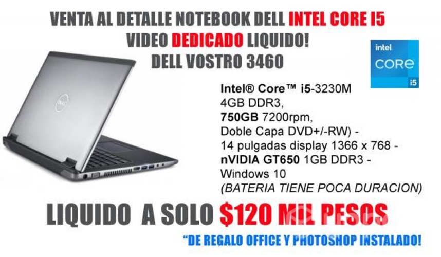NoteBook Dell Core i5