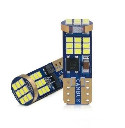 Super LED cola de pescado T10 canbus 5w brillante