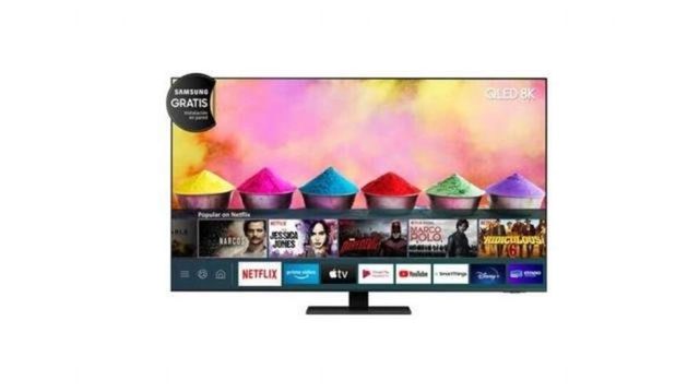 Led qled samsung 55'' pulgadas q700t 8k smart tv